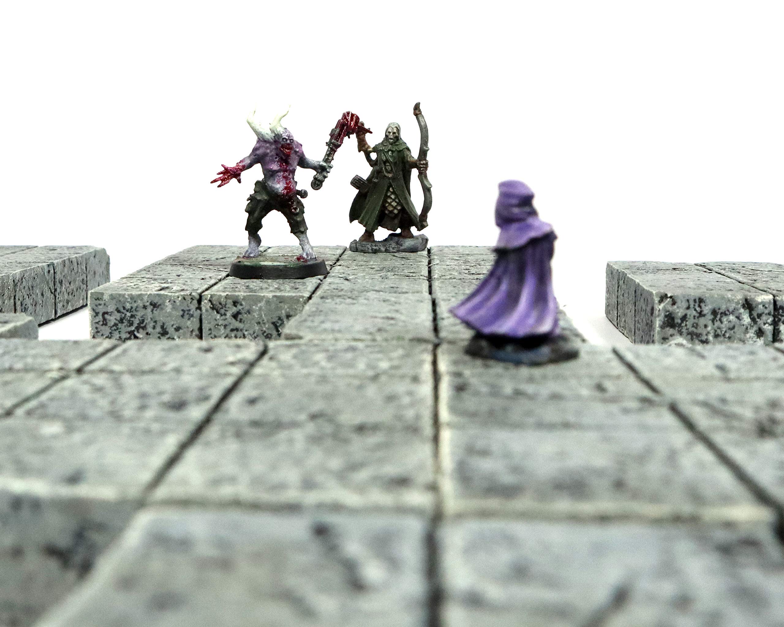 Locking Dungeon Tiles Set - Octagonal Chambers & Rooms, 3D Printed Modular Terrain For D&D, Pathfinder & Wargaming (28mm Scale) - View #12