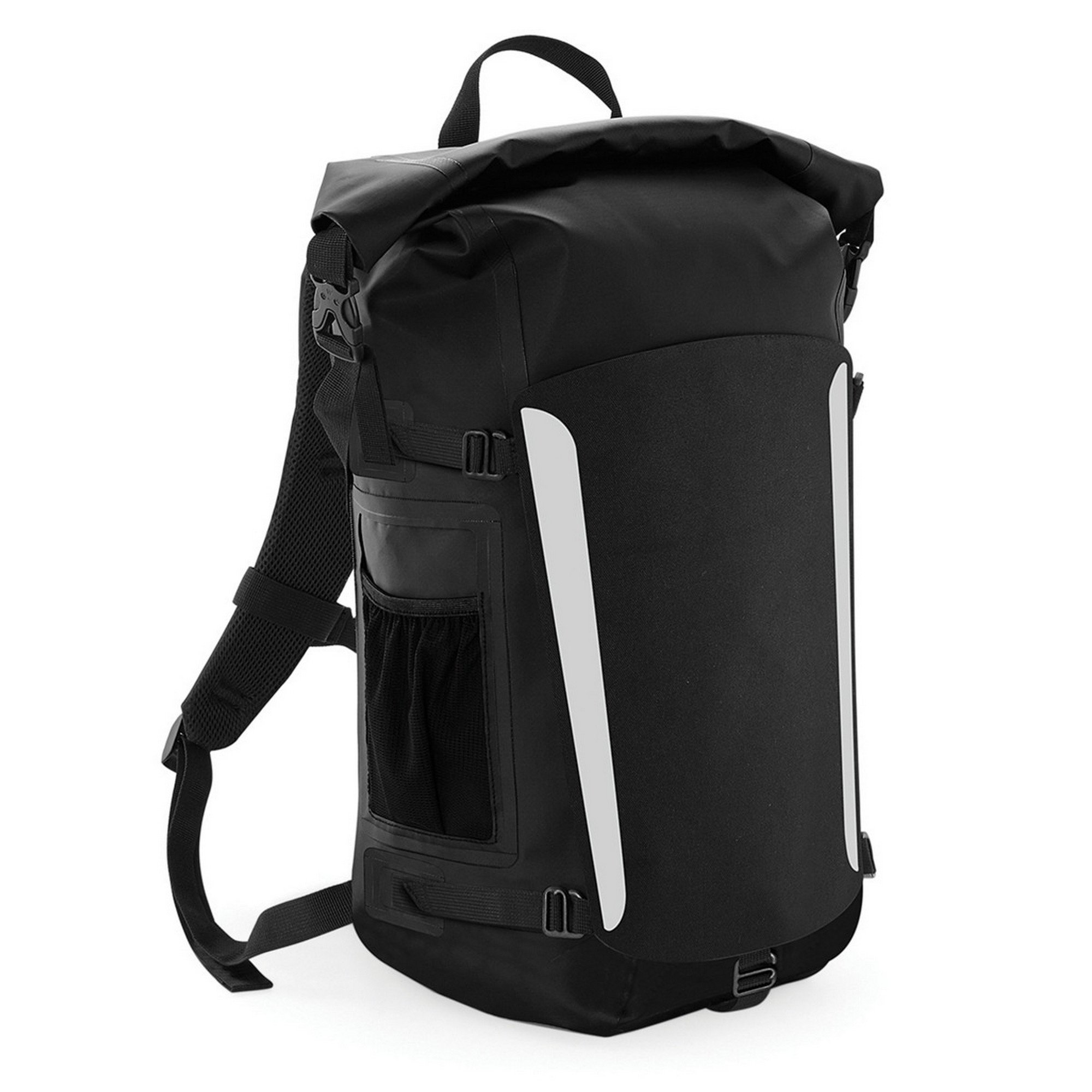 Quadra Men's Black/Black Submerge 25 Litre Waterproof Backpack/Rucksack (One Size) ()
