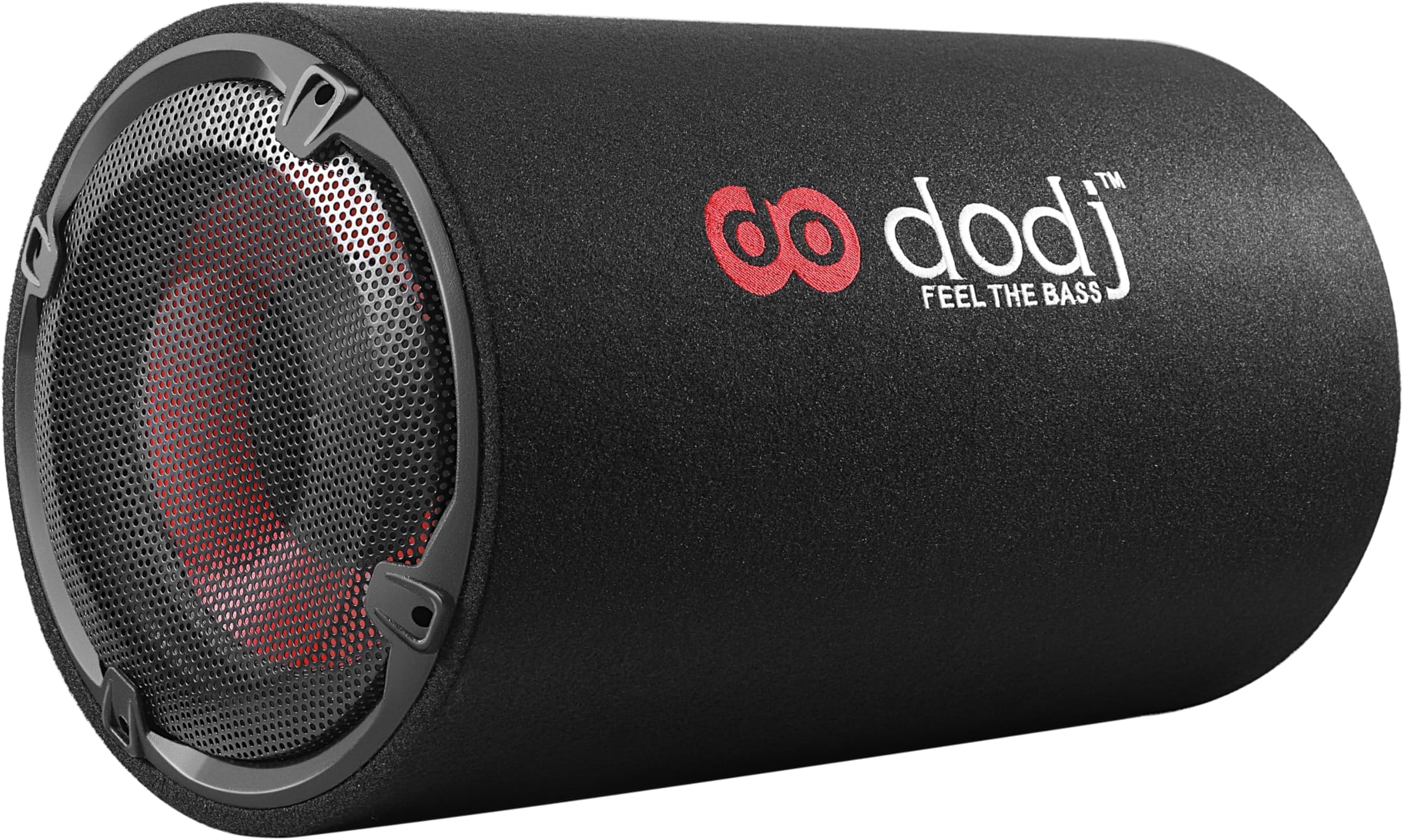 dodj 12 inch Round Active Car Basstube with Inbuilt Imported Amplifier