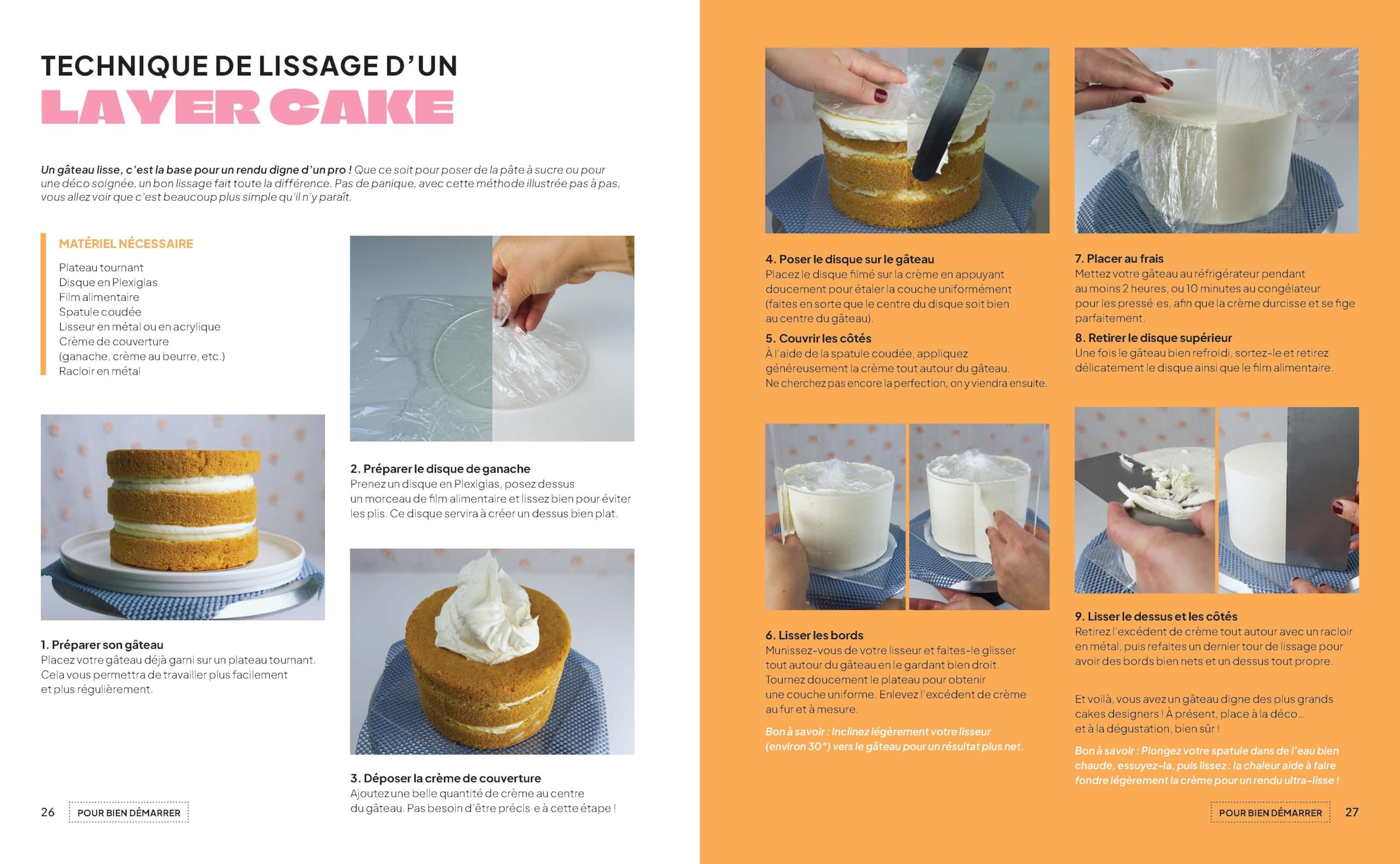 Gâteaux parfaits: Le cake design expliqué pas à pas