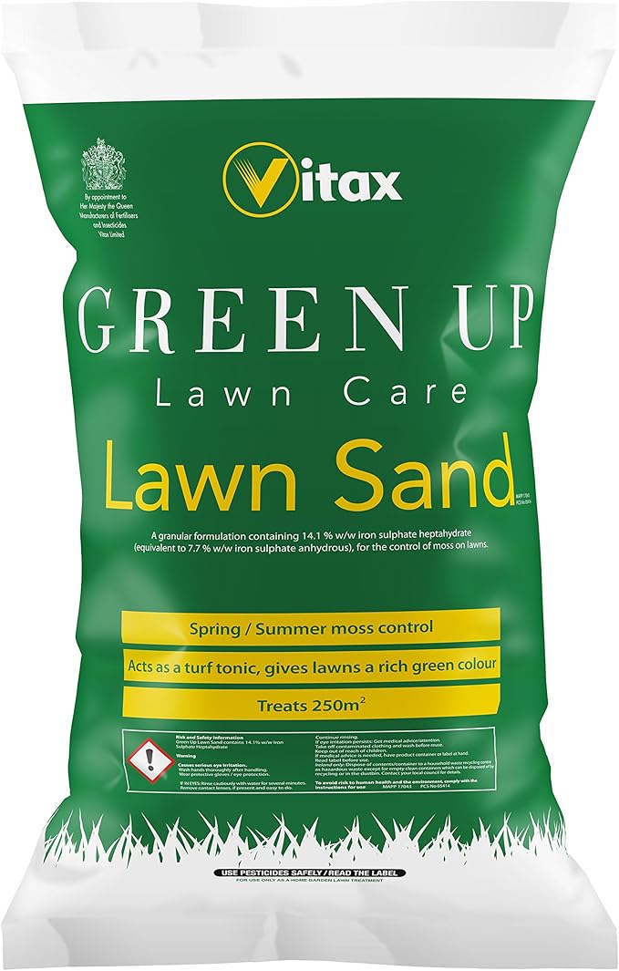 Vitax Lawn Sand Moss Control 250 sqm Amazon.co.uk Garden