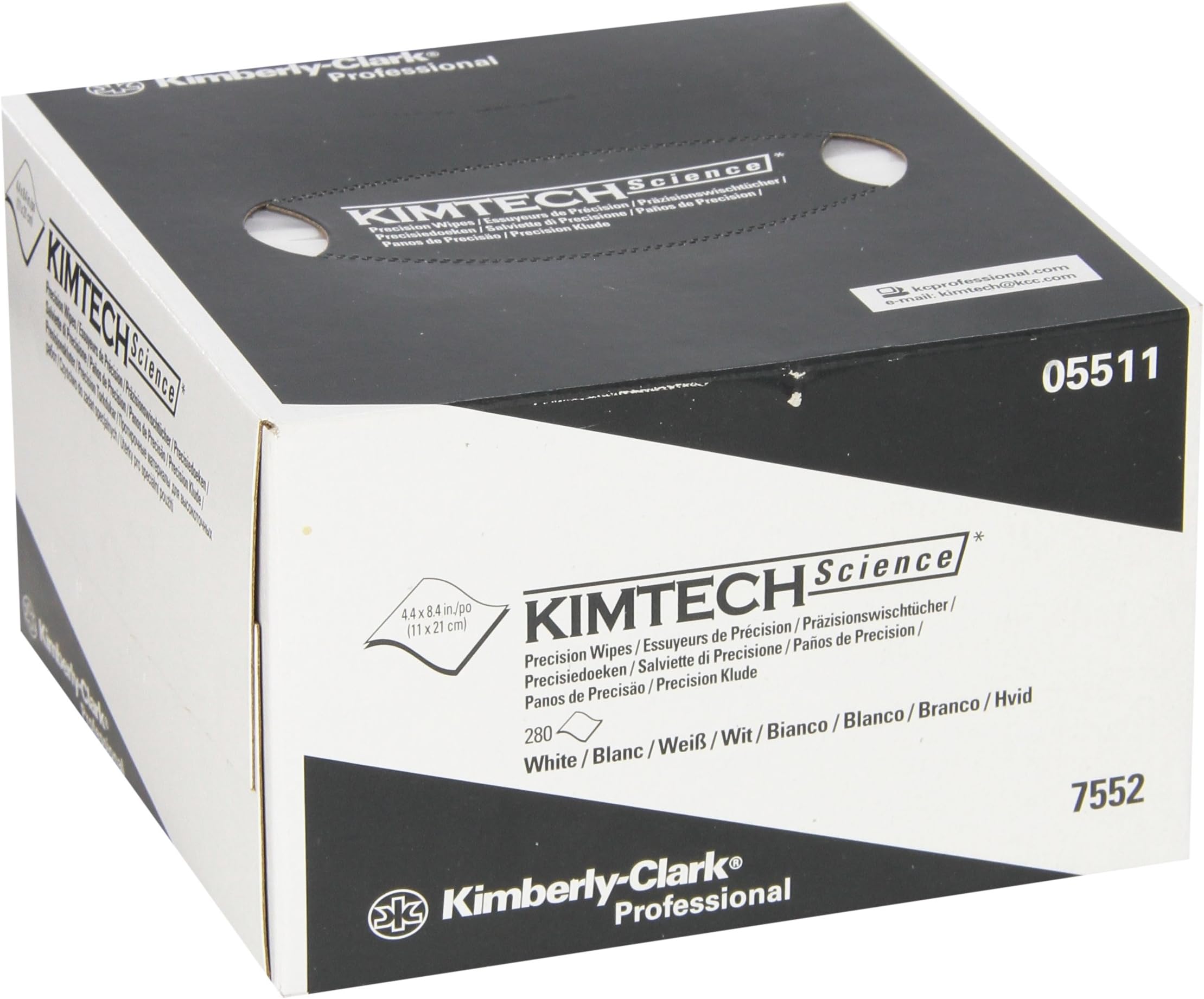 Kimberly Clark Safety 5511 KIMTECH Science Precision Wipes Tissue Wipers, 4.4" x 8.4" (Pack of 280)