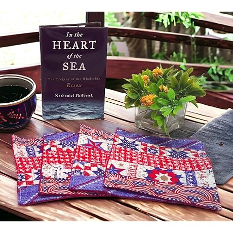 Handcrafted Rustic Patriotic Mug Rug