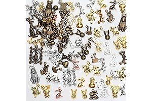 Bad Bunny Charms for Jewelry Crafting