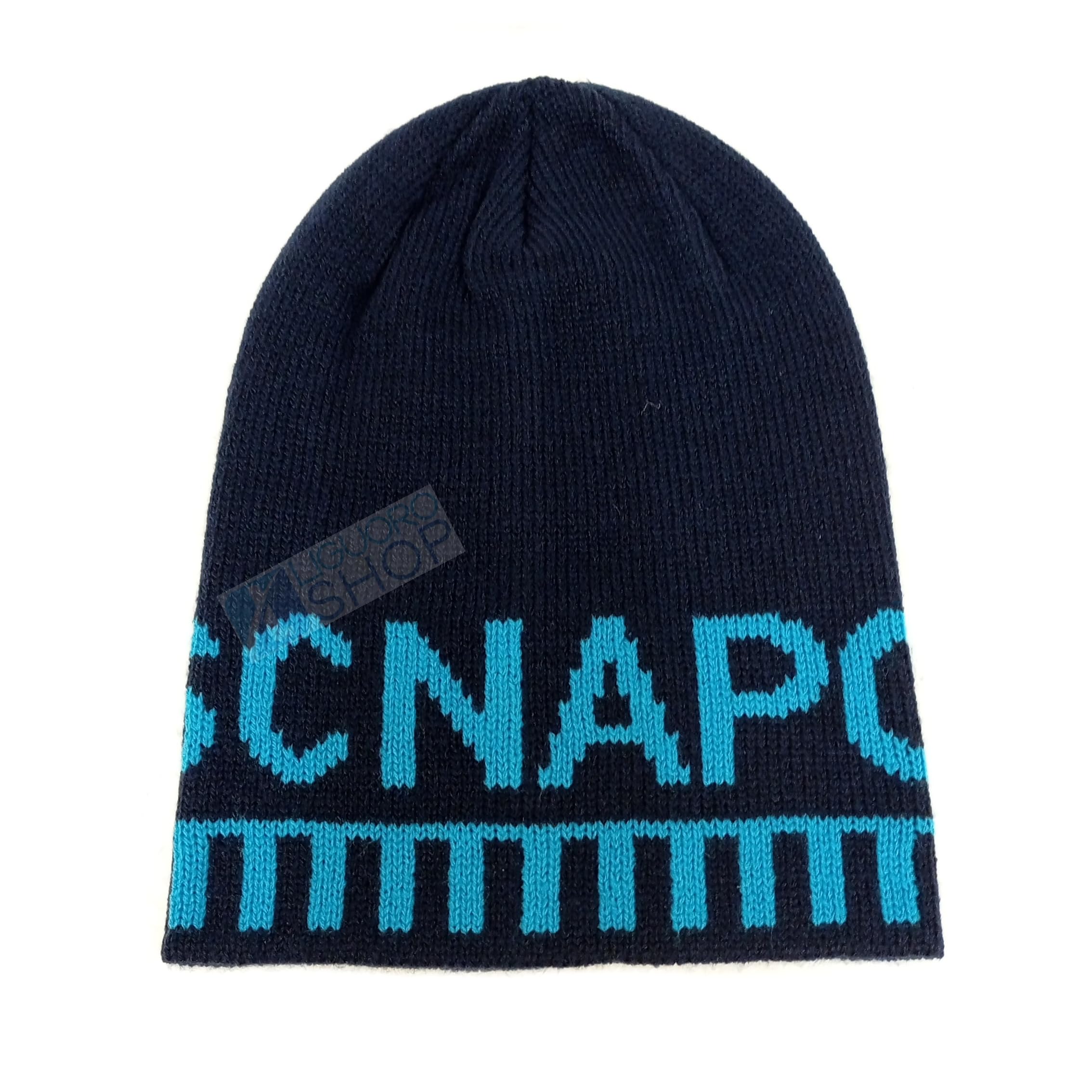Cappello Invernale AB Modello A440, Navy, Lavorato A Maglia Con Visiera E Imbottitura Thinsulate. Taglia Unica Uomo.