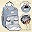 RUVALINO Diaper Bag Backpack-Multifunction Baby Travel Bag with Changing pad, Insulated Bottle Holders & Pacifier Case, Large Capacity, Waterproof, Sky Blue