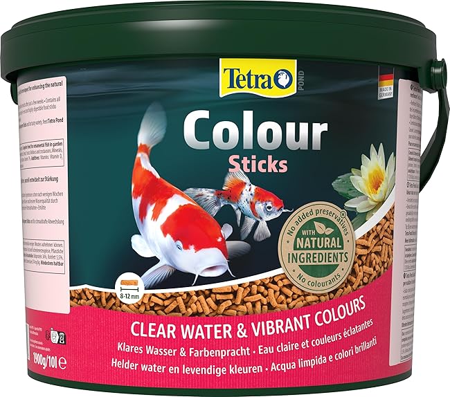 Tetra Pond Colour Sticks Alimento Peces