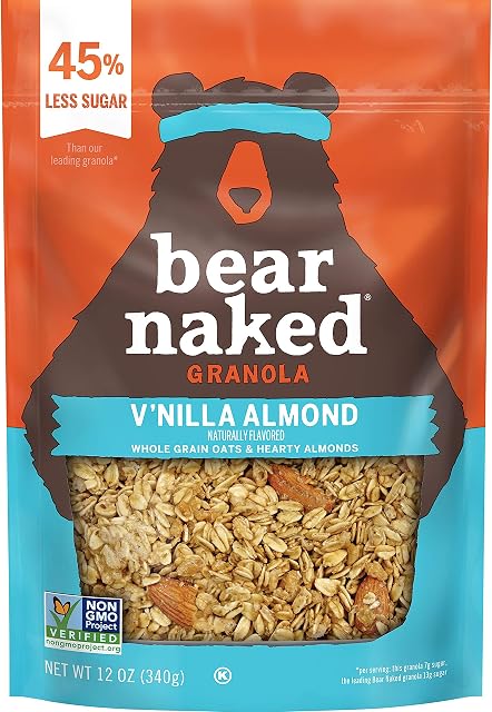 Bear Naked Fit, Granola, V'nilla Almond, Vegan and Kosher, 12 oz Bag