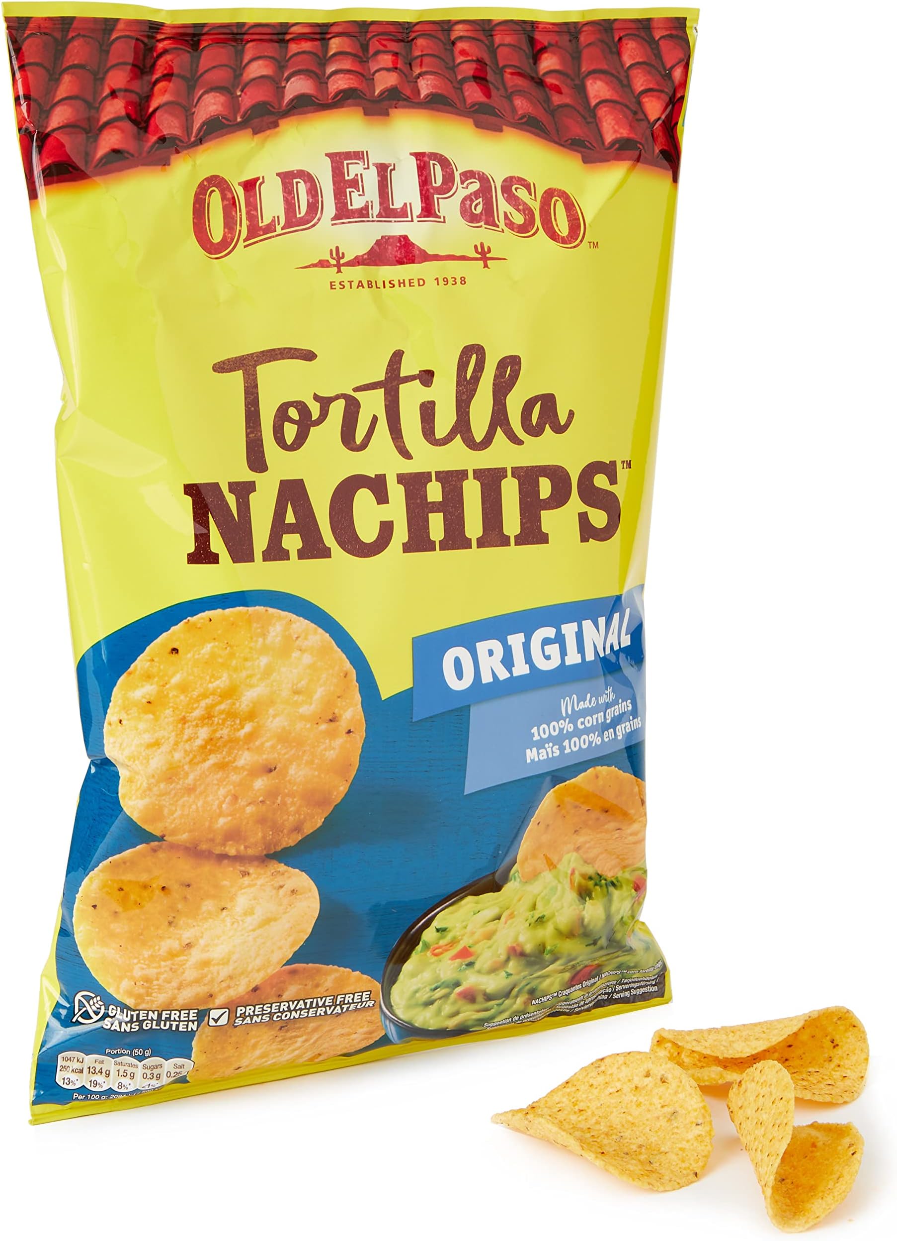 Gluten Free Crunchy Original Nachips 185g (Pack of 5)