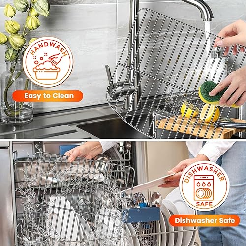 Miniatura 5 de Accesorios de horno tostador para encimera BLACK+DECKER Crisp 'N Bake Air Fryer Tostador Horno tostador, 12.4 x 12.2 pulgadas, acero inoxidable de