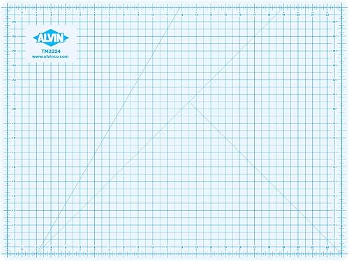 Miniatura 10 de ALVIN Tapete de corte translúcido de la serie TM2218 - Alfombrilla de corte profesional autocurable ideal para cajas de luz seguro con cuchillo