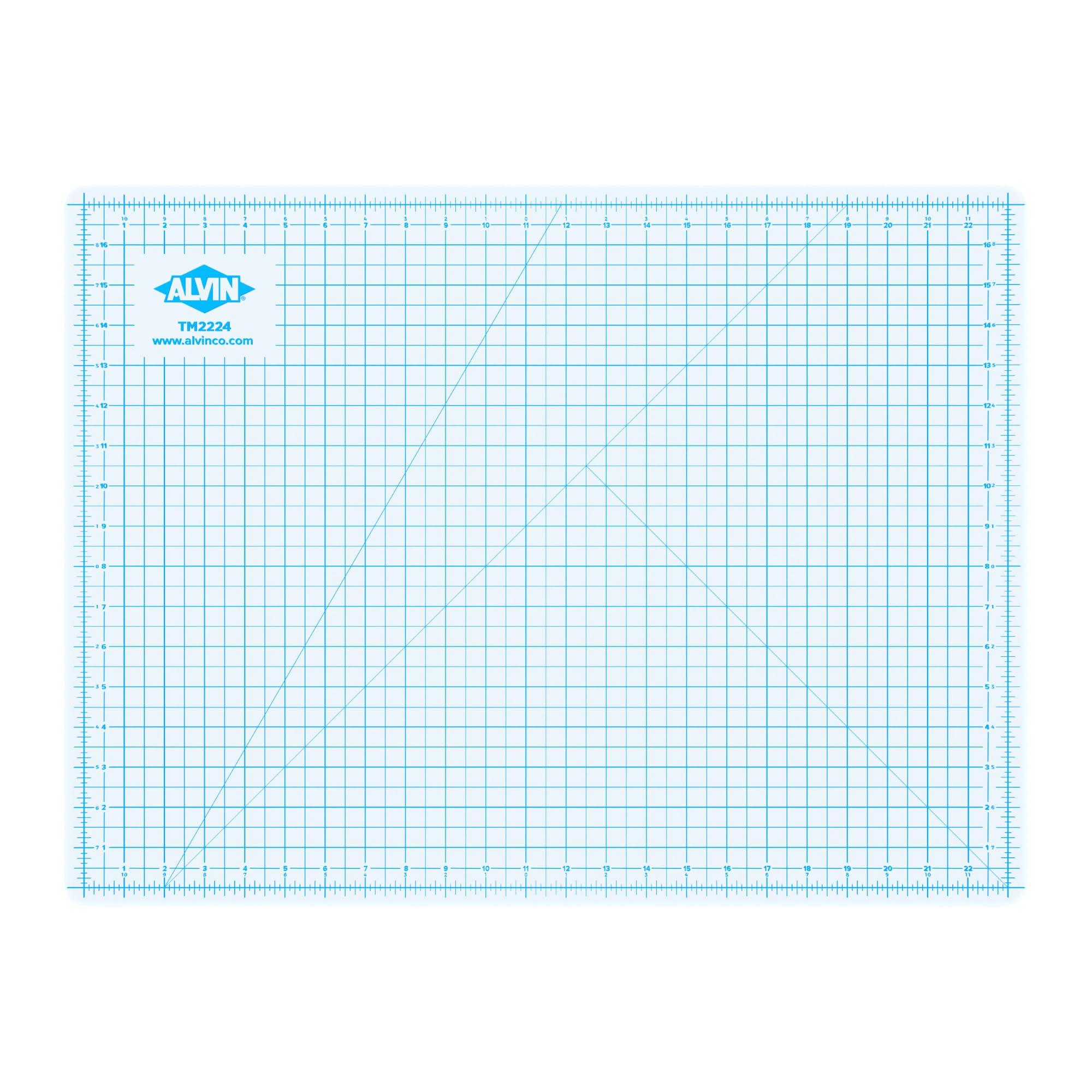 Alvin - Tappetino da taglio semitrasparente professionale autorigenerante, 45,7 x 61 cm (TM2224)