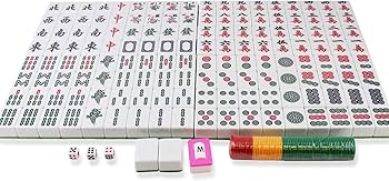 英語麻雀牌 144枚セット 新品 English Mahjong Tiles Amazon.com: X - Large 广东大麻将 Chinese Guangdong Tiles Mahjong