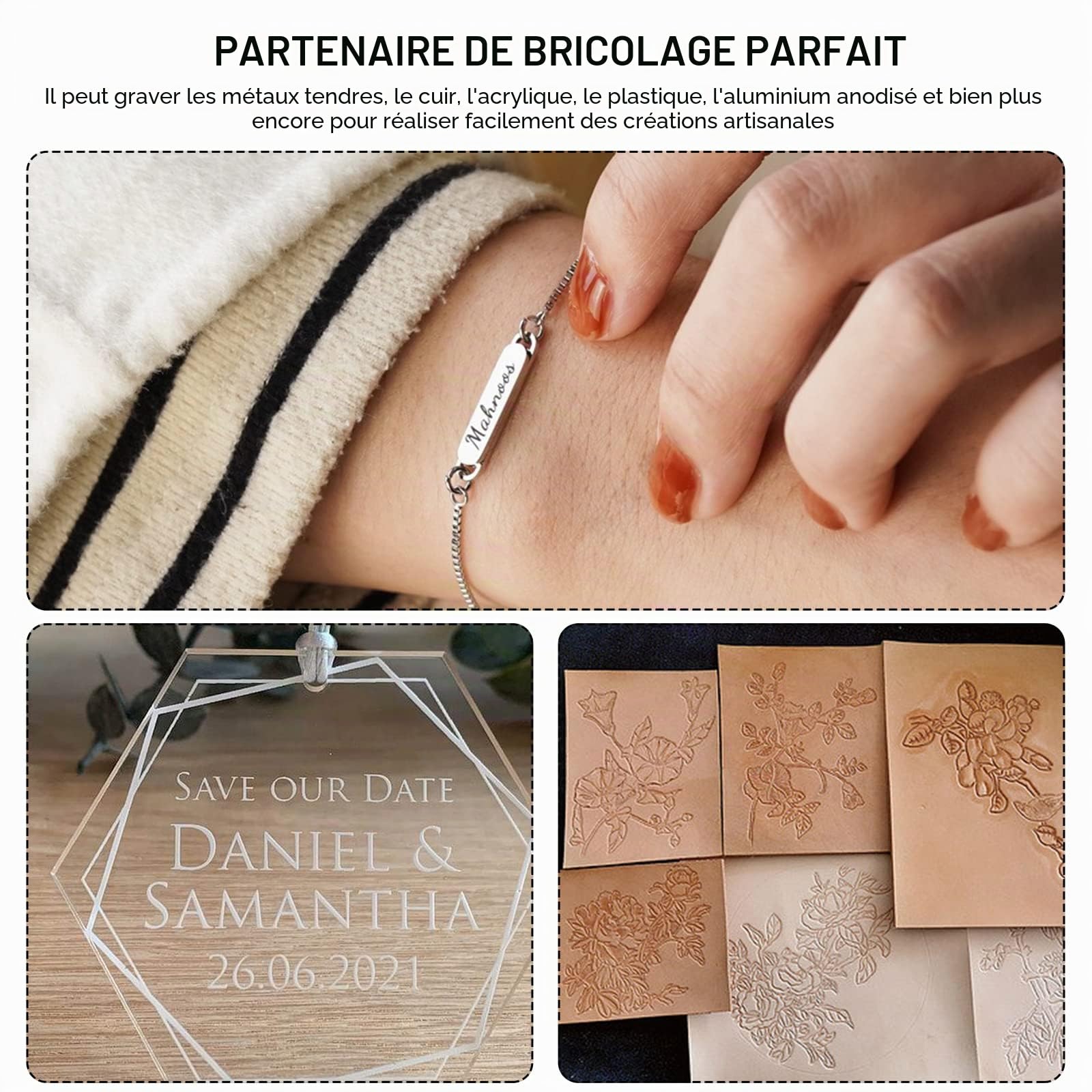 Pointe de gravure pour Maker/Maker 3, outil de gravure en alliage d'acier au tungstène, pour la gravure sur verre, acrylique, métal et plus encore, accessoires de gravure