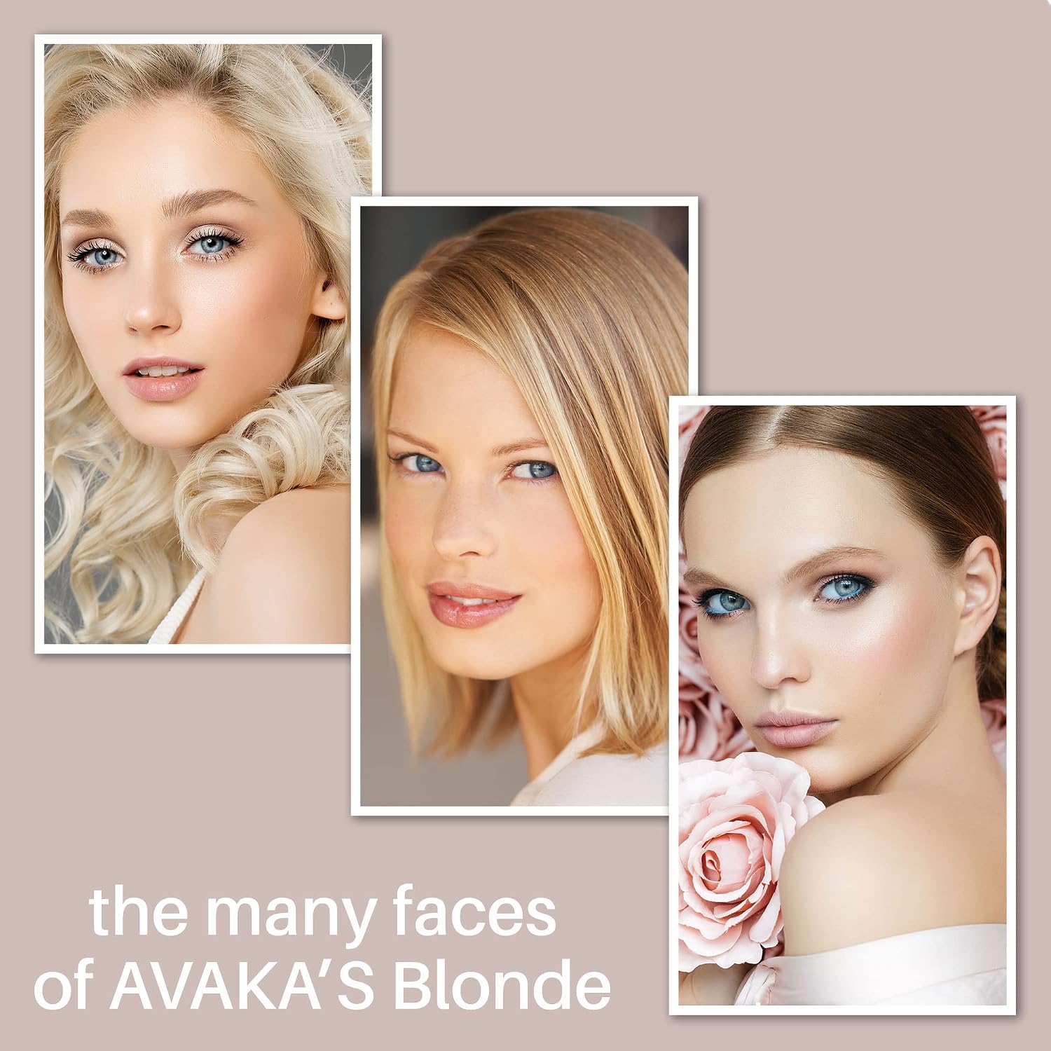 AVAKA BROW Stamp KIT | Eyebrow Stamp | 1-Step BROW Stamp | Womens & Mens Stamp and Stencil Set| Eyebrow Powder | Vegan Hairline Optimizer … (BLONDE KIT)