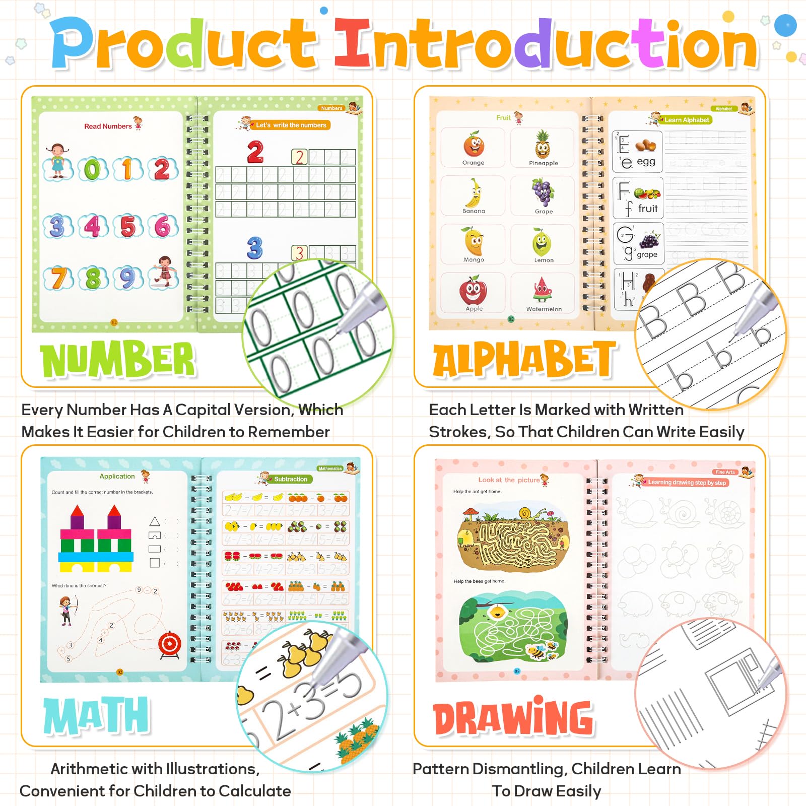 4 Pack Handwriting Practice Books - Image 3