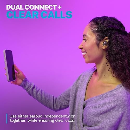 Miniatura 5 de JLab Go Air Pop+ Auriculares inalámbricos verdaderos, auriculares intraurales, auriculares Bluetooth, auriculares de reproducción de 35 horas,