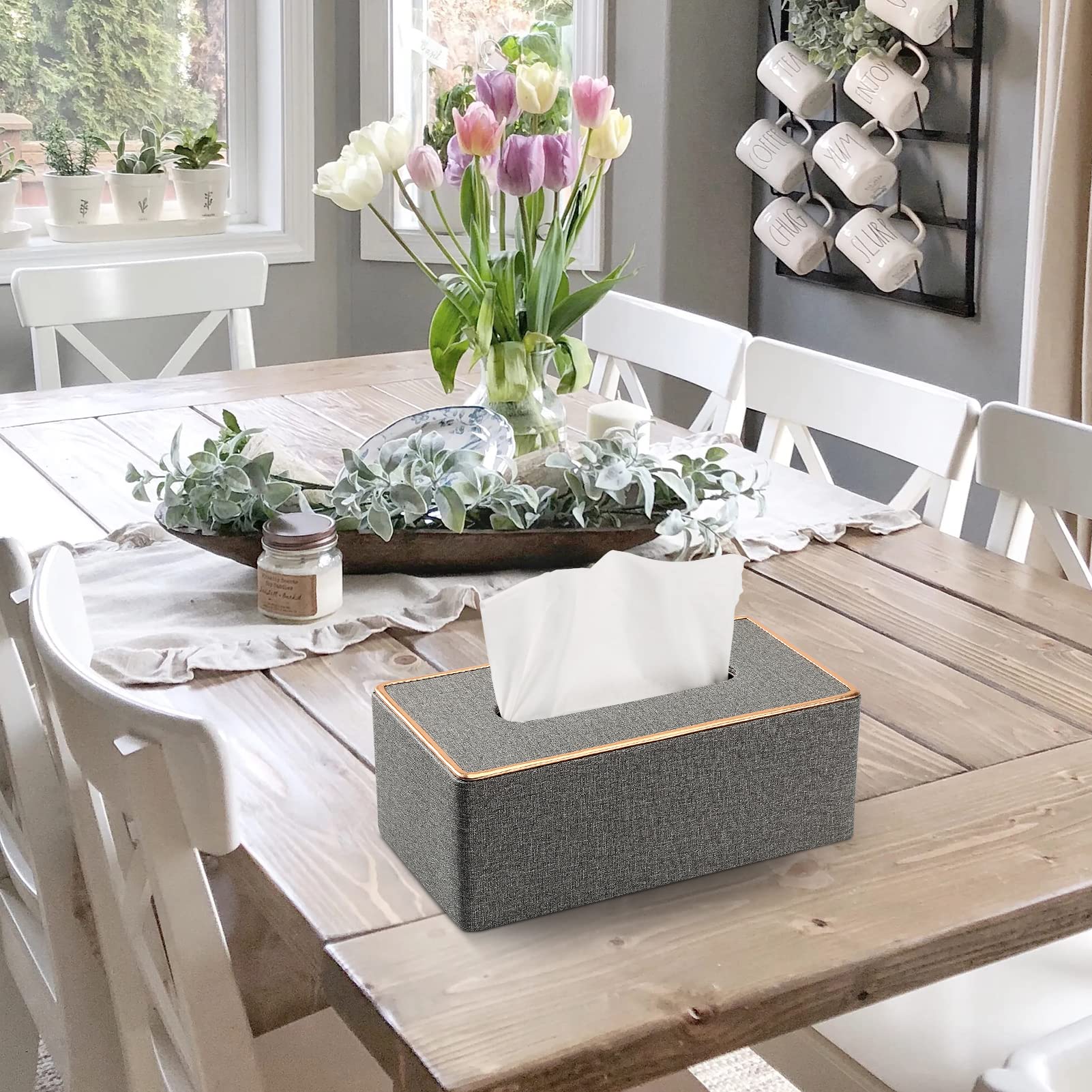 KINGFOM ティッシュケース PUレザー おしゃれ 小物入れ Amazon｜KINGFOM ティッシュボックス ティッシュカバー PUレザー