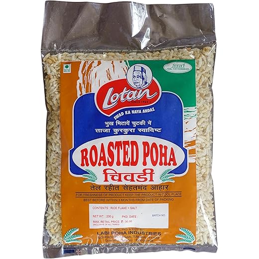 Lotan Crunchy Poha Snack - Omega-3 & Fiber