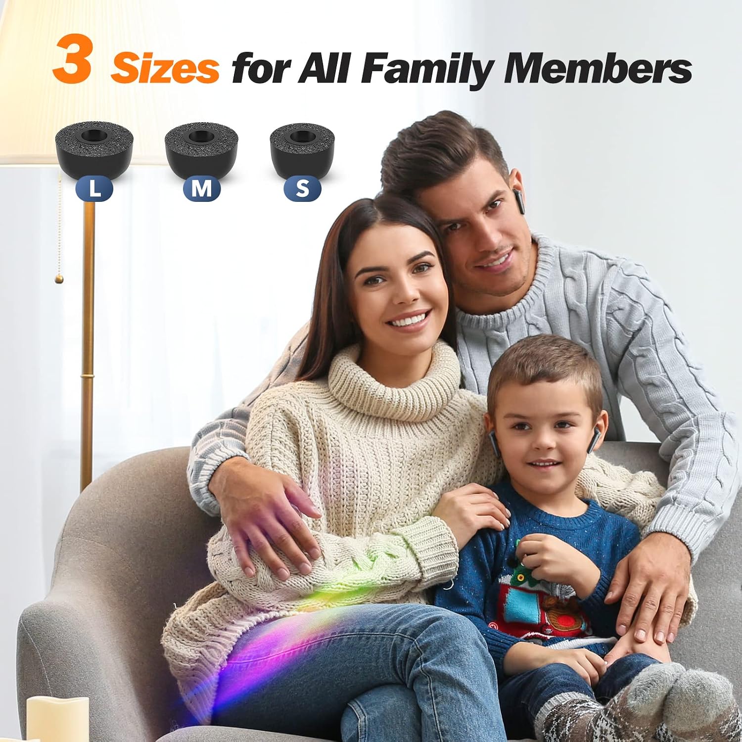 Memory Foam Tips for Soundcore Liberty Air 2 Pro, Anti-Slip Replacement Ear Tips for Anker True Wireless Earphone，Fit in The Charging Case, Perfect Noise Cancellation, 3 Pairs 2026 - view 3