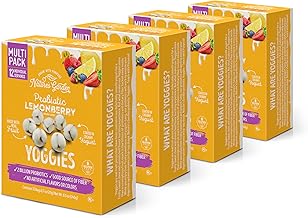 Nature's Garden Probiotic Lemon Berry Yoggies 12 x 0.7oz (Pack of 4) - Yogurt Covered Fruit Bites