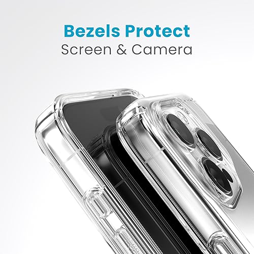 Miniatura 6 de Speck Funda MagSafe para iPhone 15 Pro, protección contra caídas y cámara, funda transparente para teléfono, compatible con carga inalámbrica, se