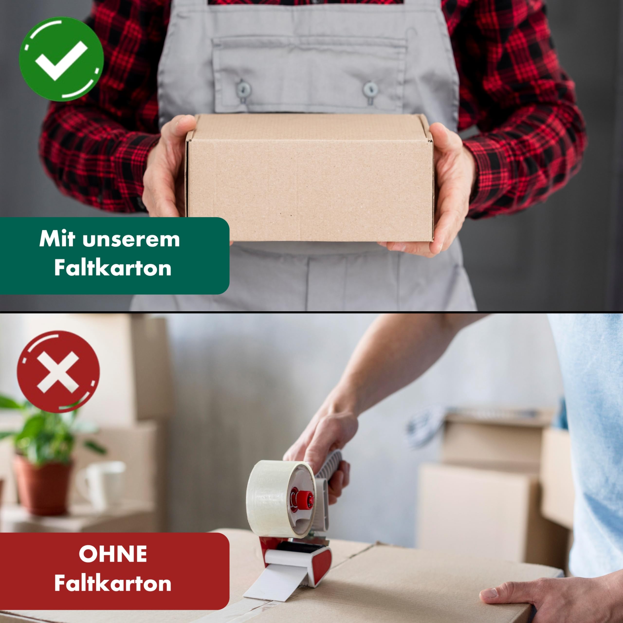 150 Stück DHL Kleinpaket Karton 1-wellig 350 x 250 x 80 mm Wellpappe - Versandkarton & Faltkarton für Warenversendung - Paket 3-fach-Steckverschluss - Versand-Verpackung (Warenpost) klein