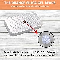 Vista 3 de Gel sílice Osg-40 deshumidificador desecante. 1.4 oz naranja, Paquete de 1