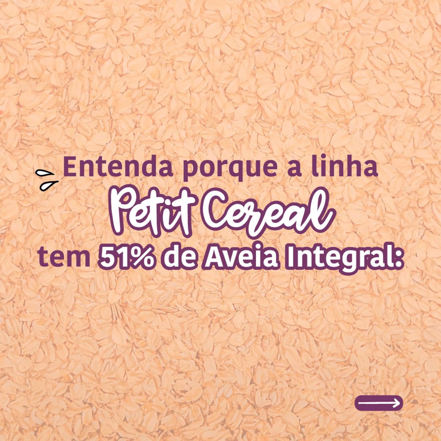 Papapá, Cereal infantil, Petit Cereal, Avêia Integral com Banana & Ameixa, Caixa, 170g, Amarelo
