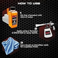 Vista 6 de Tornador TC-ENZYME - Limpiador enzimático multiusos de 2 onzas, paquete de 3 Removedor de manchas y manchas resistente con control de olores
