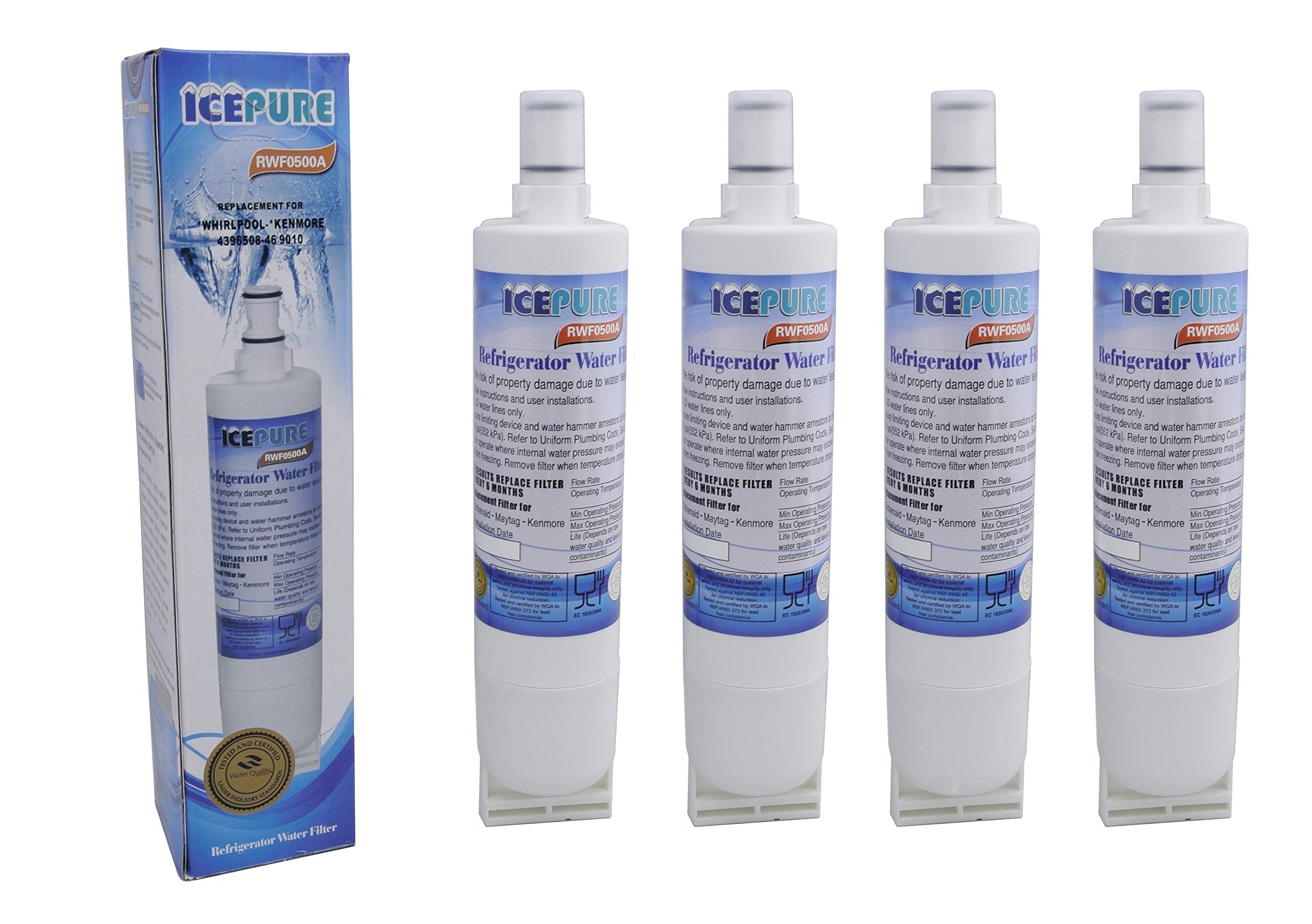 Filtre à eau Whirlpool SBS002 IcePure RFC0500A bloc de carbone haute performance