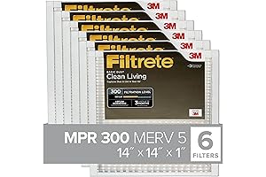 Filtrete 14x14x1 AC Furnace Air Filter: Breathe Cleaner, Healthier Air