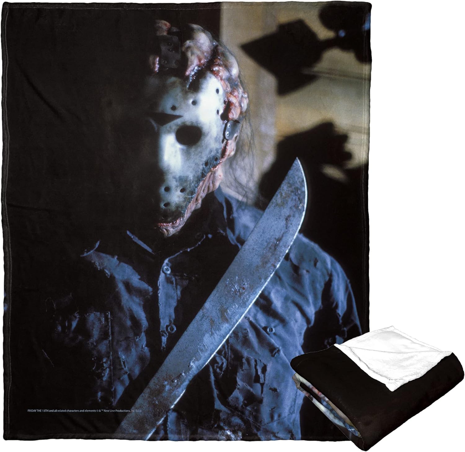 Northwest Friday The 13th Silk Touch Throw Blanket, 50" x 60", You're Dead