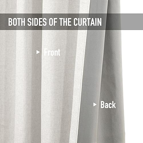 Miniatura 4 de 100% Blackout Shield Cortinas para puerta corrediza, extra anchas de 63 pulgadas de largo, cortinas con ojales para puerta de patio para sala de