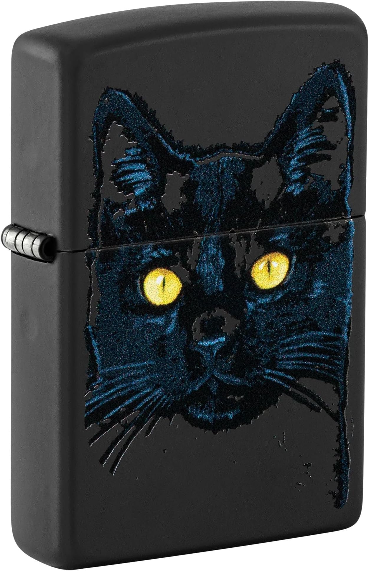 Zippo Black Cat Design Windproof Pocket Lighter