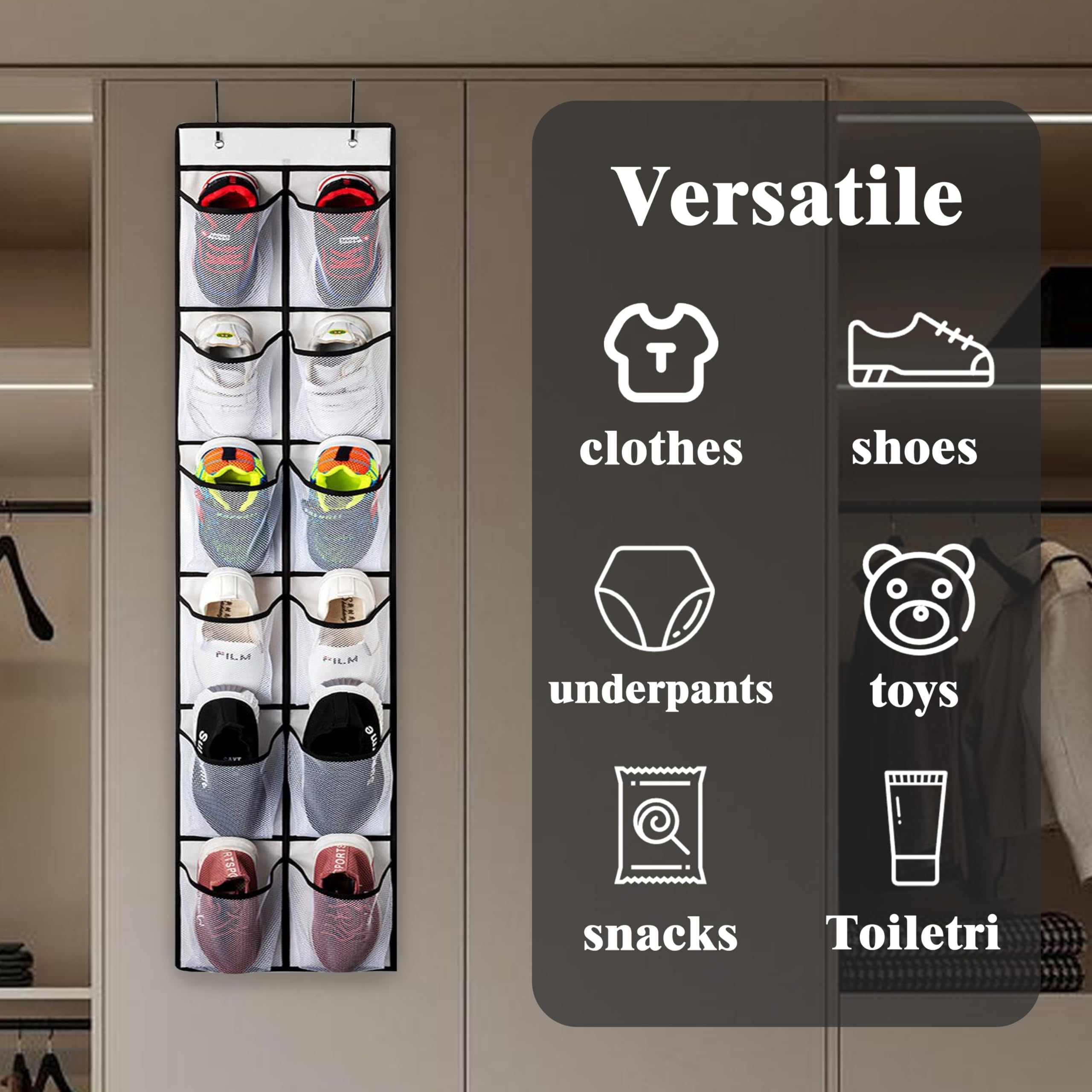 Scarpiera Bambini Relaxdays Scarpiera Da Appendere Alla Porta - Acquista Su Scarpiera Per Armadio Interno