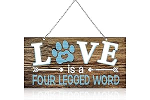 Love Is A Four-Legged Word Sign: A Unique Keepsake for Dog Lovers