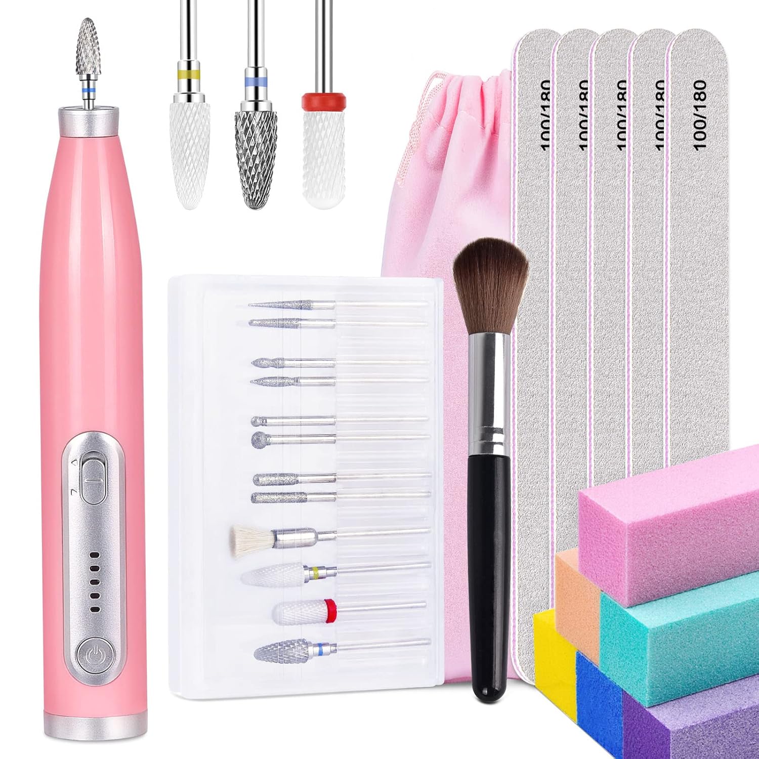 Electric Nail Drill Cordless, IKOCO Rechargeable Nail