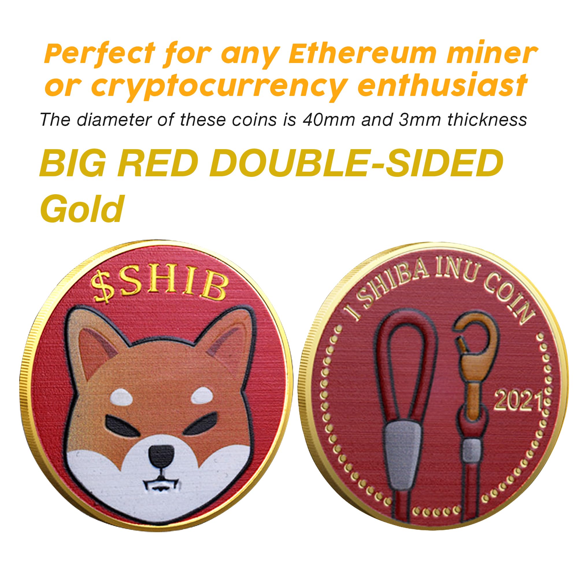 Amazon.com: 1Pcs Shiba Inu Coin, Shiba Commemorative Coin 24K Red and Gold  Plated, 3mm SHIB Cryptocurrency, Collectible Coin with Protective Case,  Blockchain Cryptocurrency, Home and Office Decoration : Toys & Games