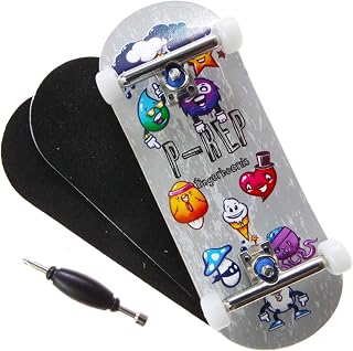 P-REP V2 Complete - Solid Performance Complete Wooden Fingerboard - Series 2 Graphic (34mm x 97mm, Turnt Up Storm)