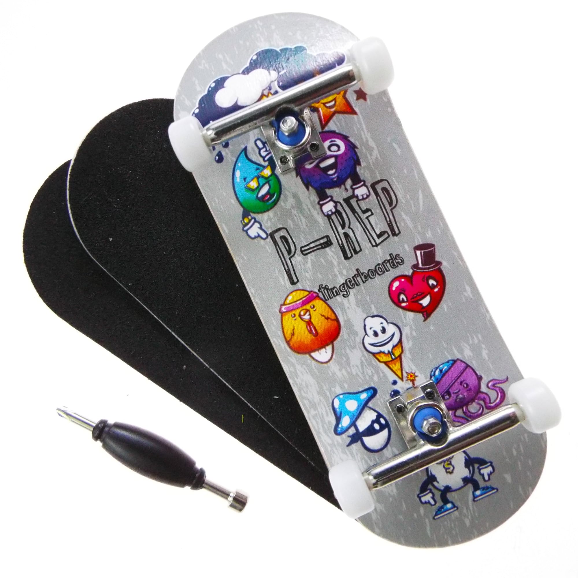 P-REP V2 Performance Complete Wooden Fingerboard 34mm - Turnt up Storm