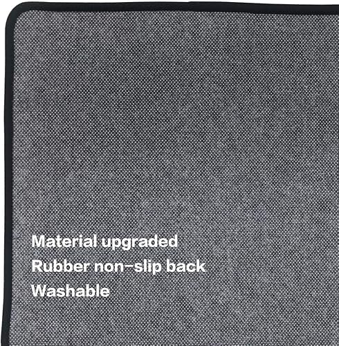 Miniatura 5 de Juego de tapetes Leebei antideslizantes, lavables, para interior, para cocina, dormitorio, cuarto de baño, 15.7 x 23.6 pulgadas + 15.7 x 47.2
