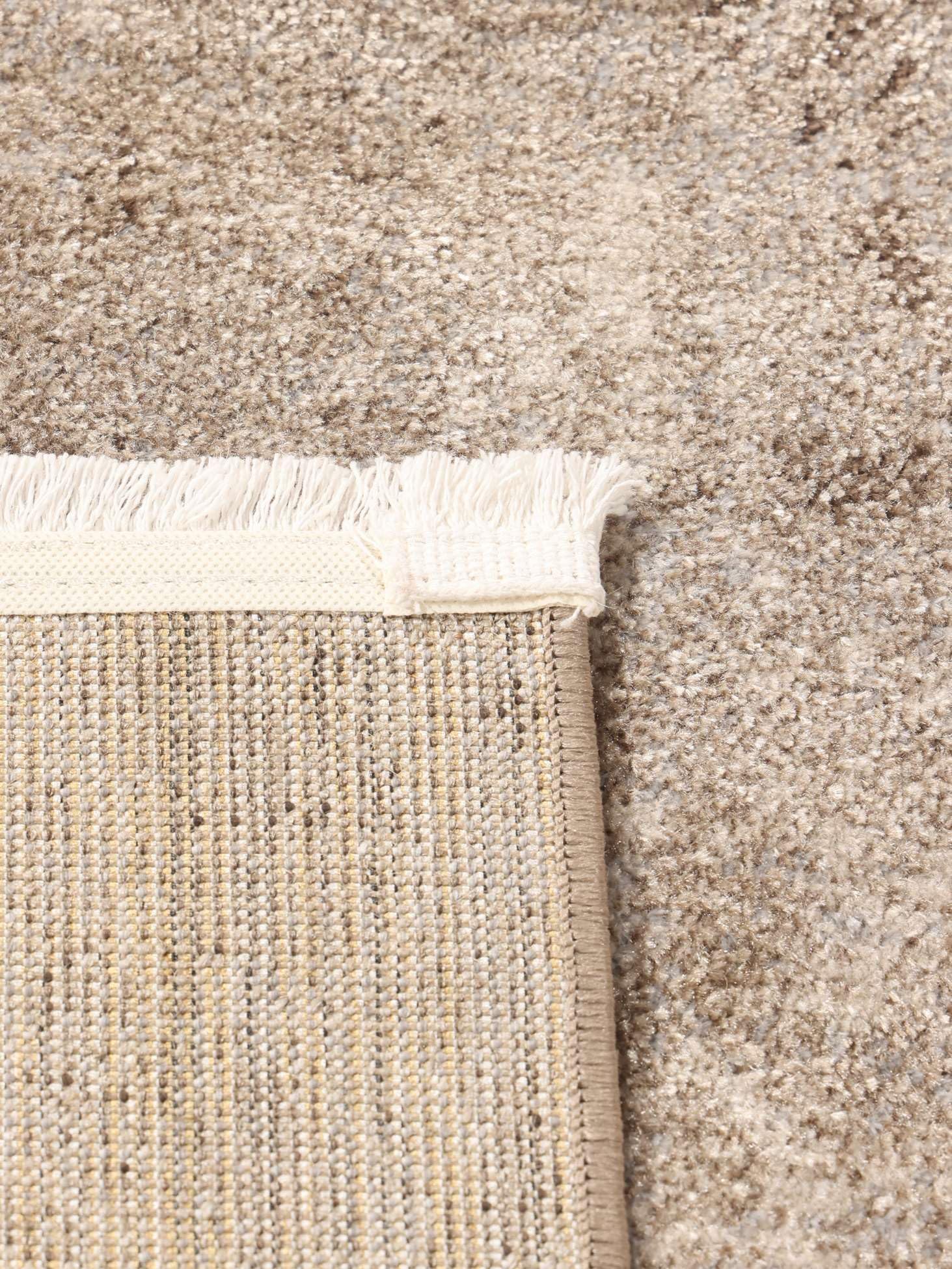 RugVista Solo Teppich, 160 x 230 cm, Beige/Grau