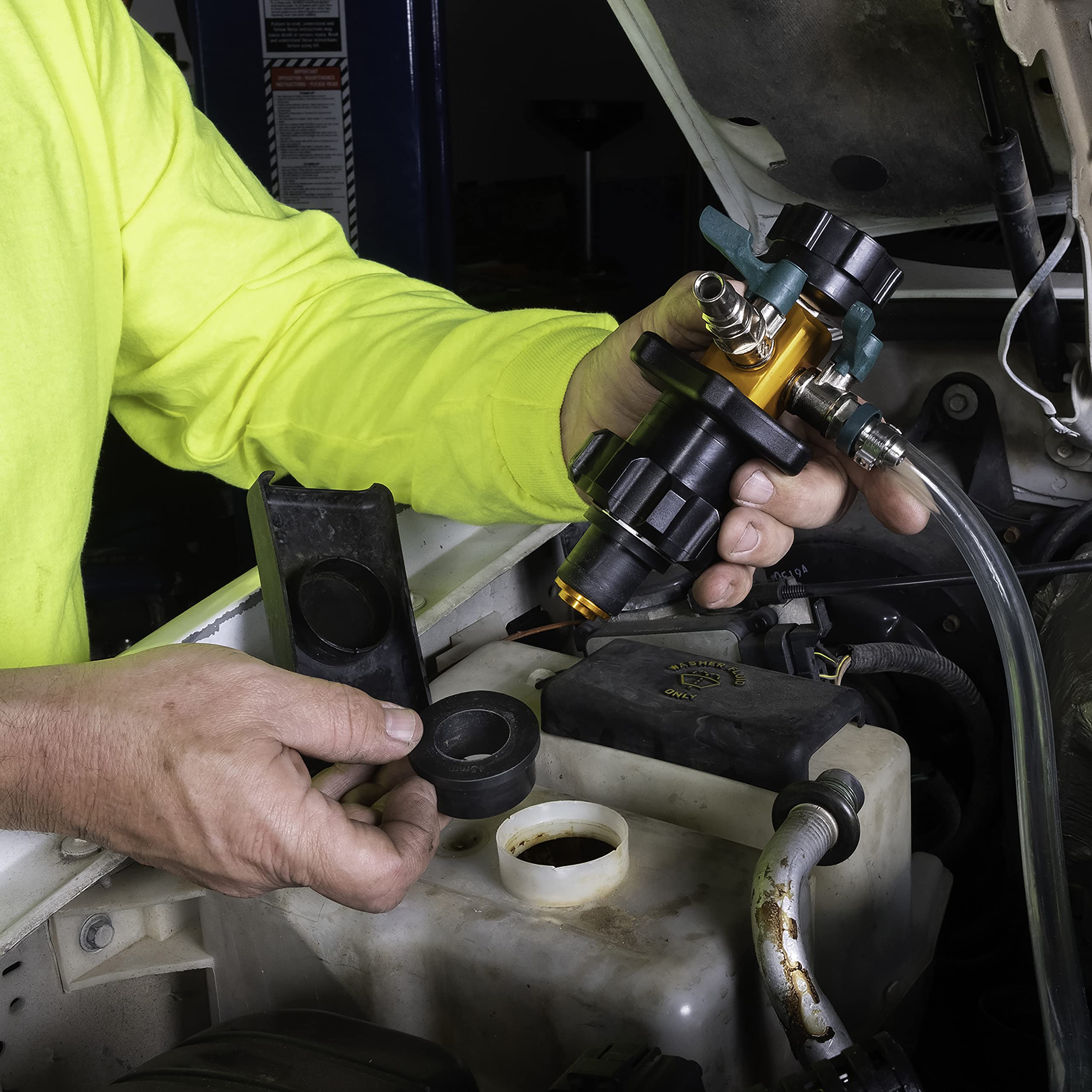 OEMTOOLS 24444 Coolant System Refiller Kit, 5 Adapters, Eliminate