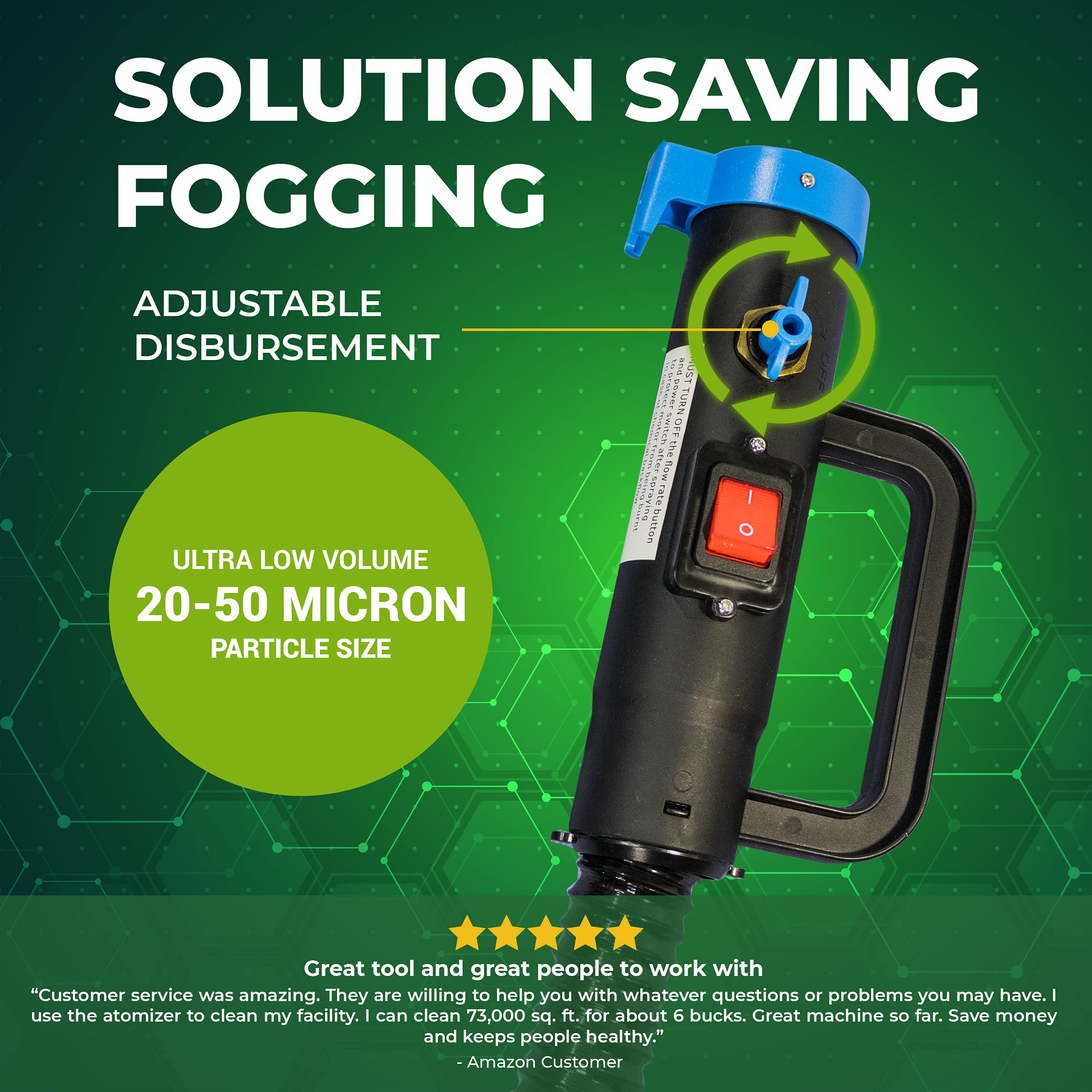 PetraTools Electric Disinfecting Fogger Machine Backpack Sprayer 4