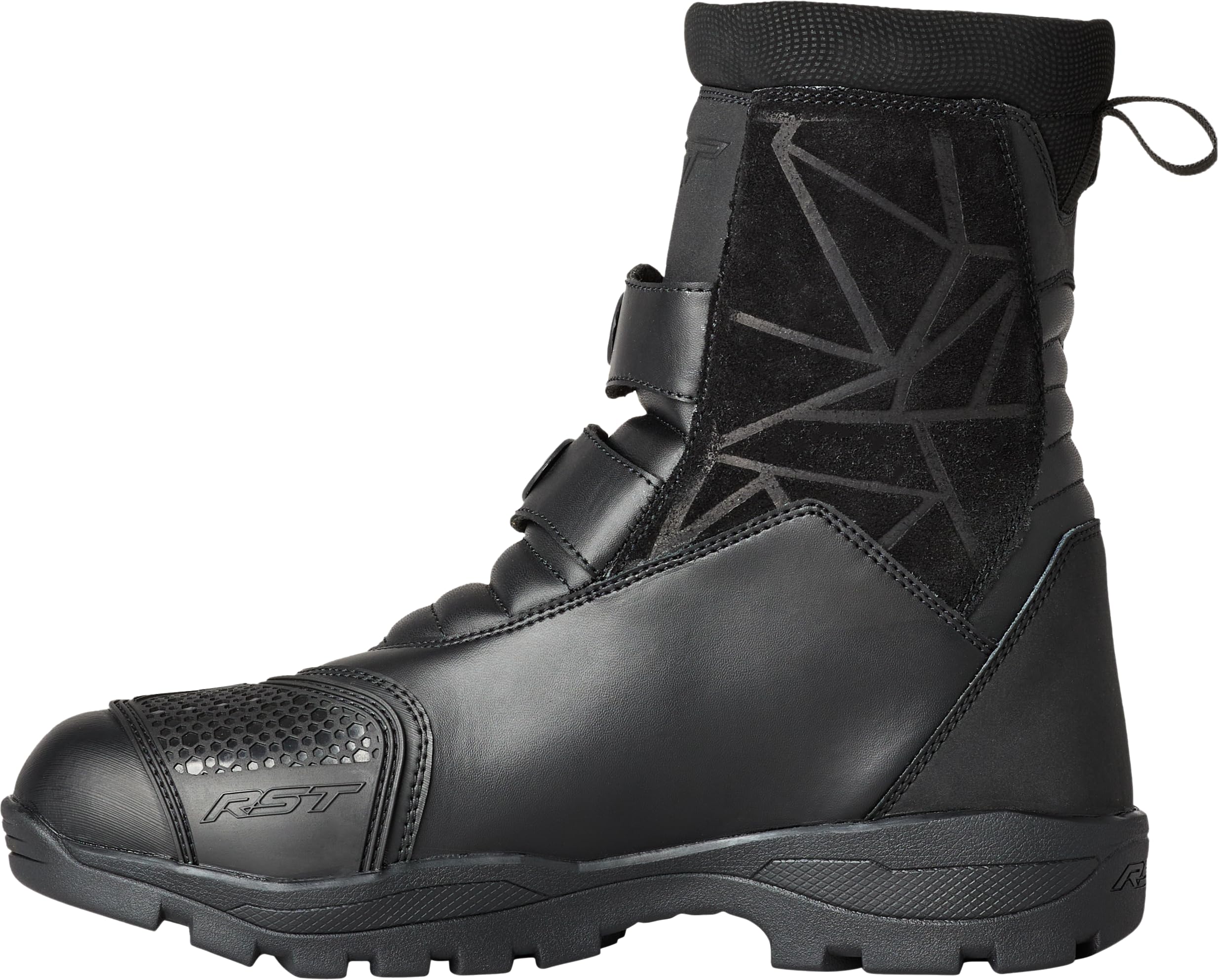 RST Adventure-x Mid WP-Stivali da Moto, Colore Nero, 45, Motocicletta Unisex-Adulto, EU