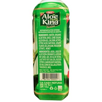 OKF Aloe Vera King Drink, Original, 16.9 Fluid Ounce (Pack of 12)