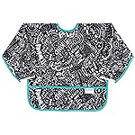 Bumkins Sleeved Bib for Girl or Boy, Baby and Toddler for 6-24 Mos, Essential Must Have for Eating, Feeding, Baby Led Weaning Supplies, Long Sleeve Mess Saving Food Catcher, Born This Way