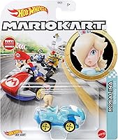 Vista 1 de Hot Wheels Mario Kart Rosalina Diecast Car [Reina del Cumpleaños]