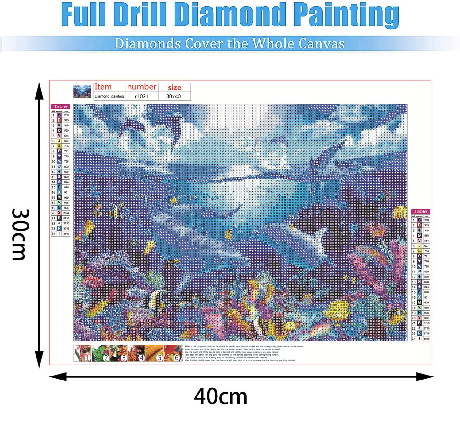 Amazon | ダイヤモンドアート キット 5D ダイヤモンド塗装キット